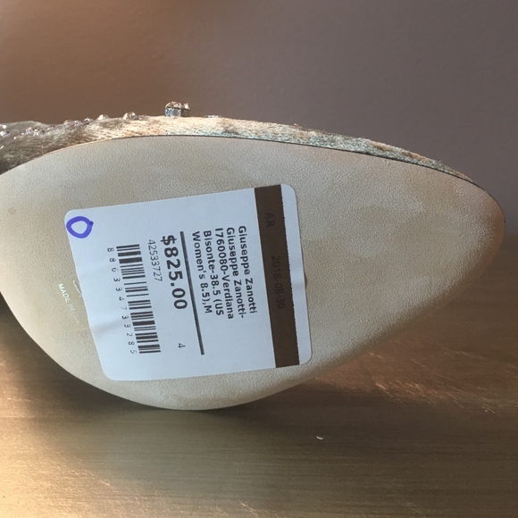 Giuseppe ZANOTTI Jewelled Stiletto Pumps NIB! 8.5 $825 VIDEO! Verdiana Bisonte - Picture 5 of 16